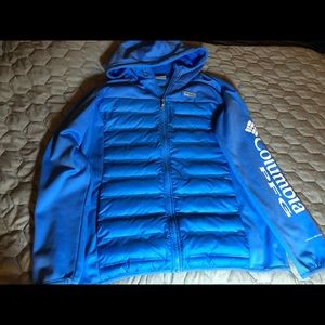 Women’s Columbia PFG Hybrid Puffer/Fleece (M)